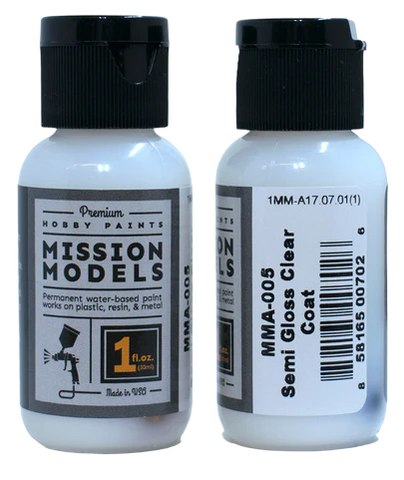 Mission Models - MMA-005 Semi Gloss Clear Coat - Missionmodelsus.com
