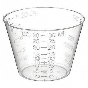 Mission Models - 1oz Mixing cups x 50 cups - Missionmodelsus.com