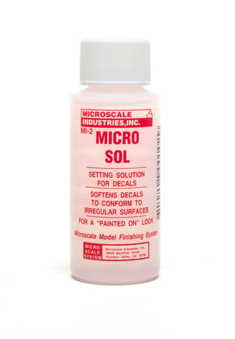 Microscale MI-2: Decal products Microsol decal liquid Red bottle 1