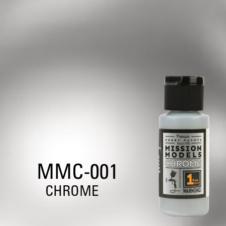 Mission Models MIOMMGWB-002 Acrylic Model Paint 1oz Bottle, Gloss White  Base for Chrome - Small Addictions RC