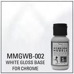 Mission Models - MMGWB-002 Gloss White Base for Chrome - Missionmodelsus.com