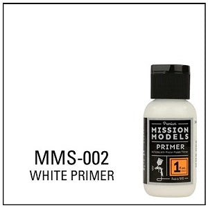 Mission Models MMS-002 White Primer Acrylic 1oz Bottle