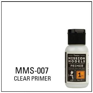 Mission Models - Acrylic Model Paint 1 oz Bottle, Grey Primer