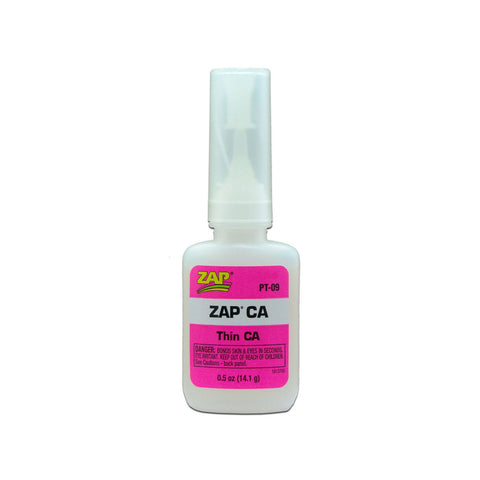 Zap CA Glue Thin 0.5oz ( PT09 ) - Missionmodelsus.com